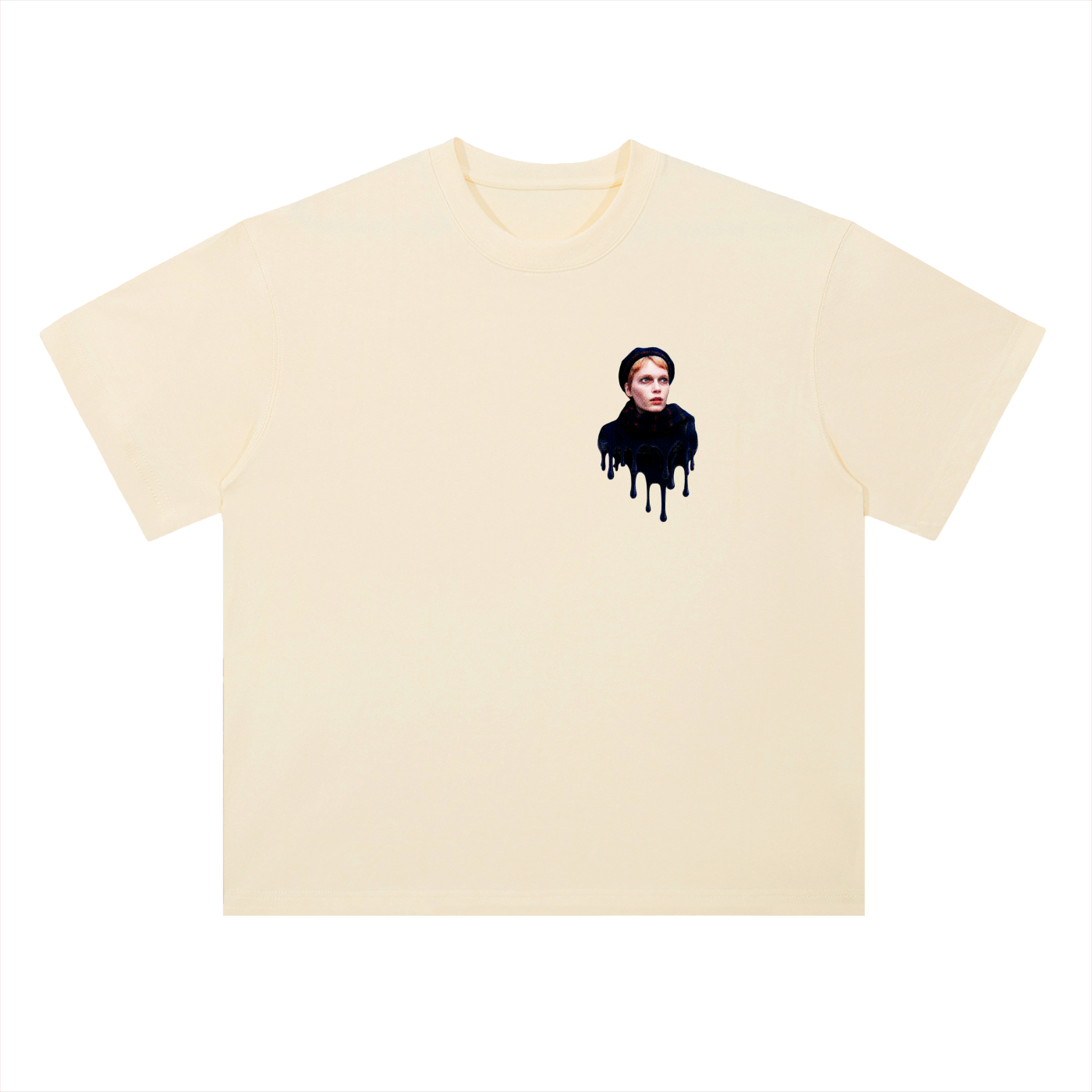 Heavyweight Drop Shoulder Cotton T-Shirt